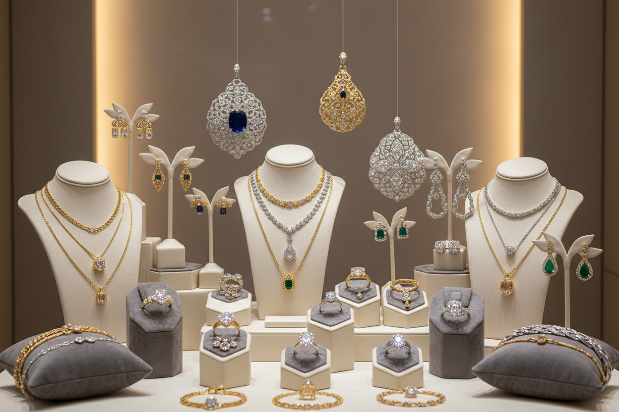 lots of jewellary show in a better way