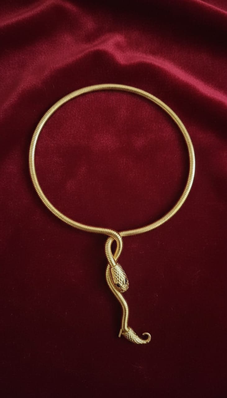 Snake Choker Wrap Necklace