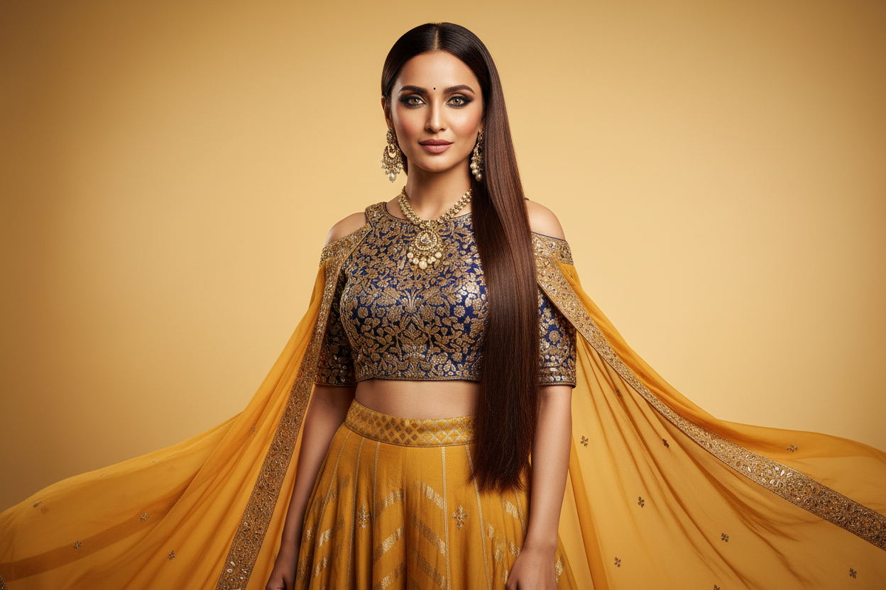 wear a indo western clothes